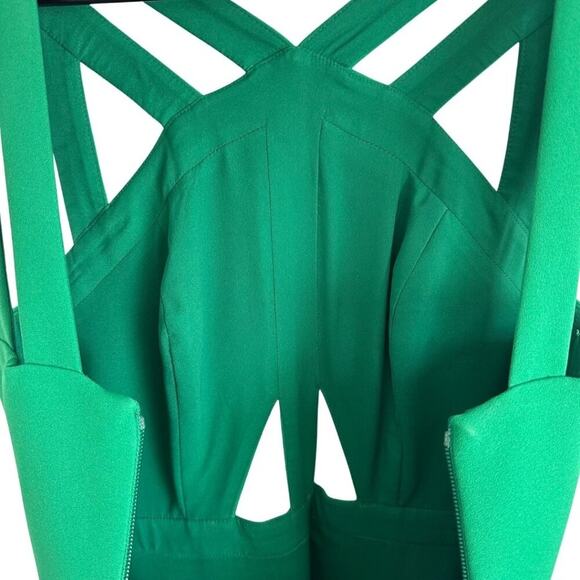 BCBG Max Azria Cut Out Maxi Dress Green 0 - Picture 11 of 11